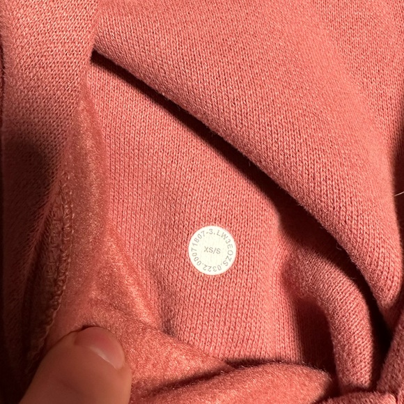 Lululemon full zip oversized cropped scuba hoodie - Picture 2 of 2